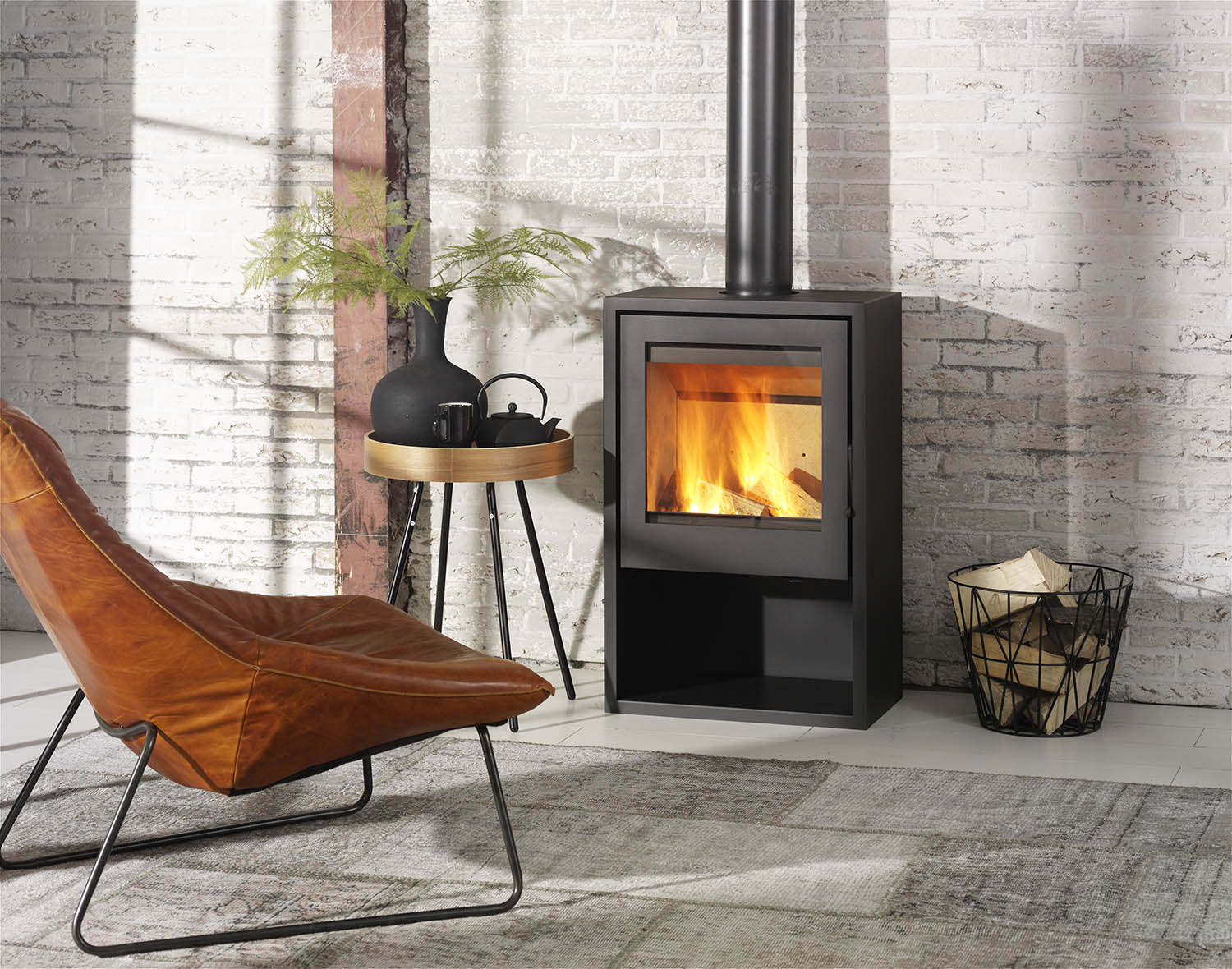 Estufa de leña de alto rendimiento – La nueva «Woodfire Cubic 8