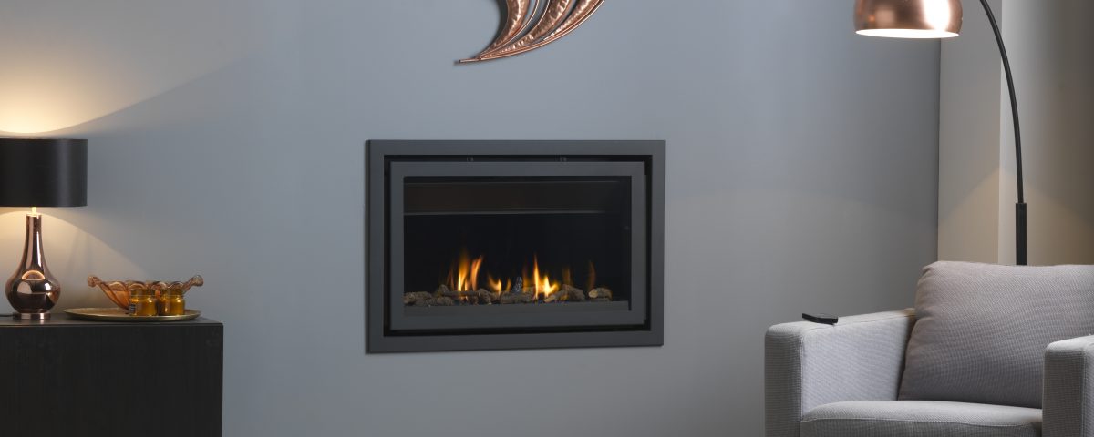 Chimenea de gas Trimline 70 SL - Fuego Difusión - Chimeneas de gas